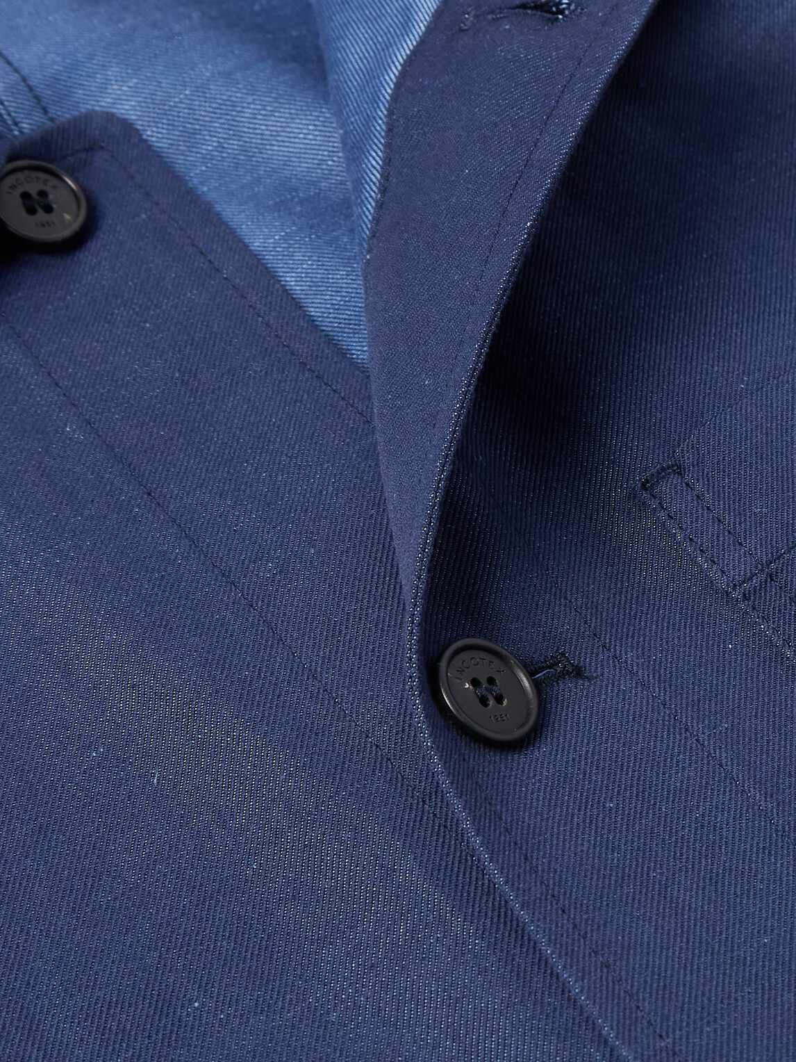 Slowear - Venezia 1951 Cotton and Linen-Blend Twill Chore Jacket - Blue