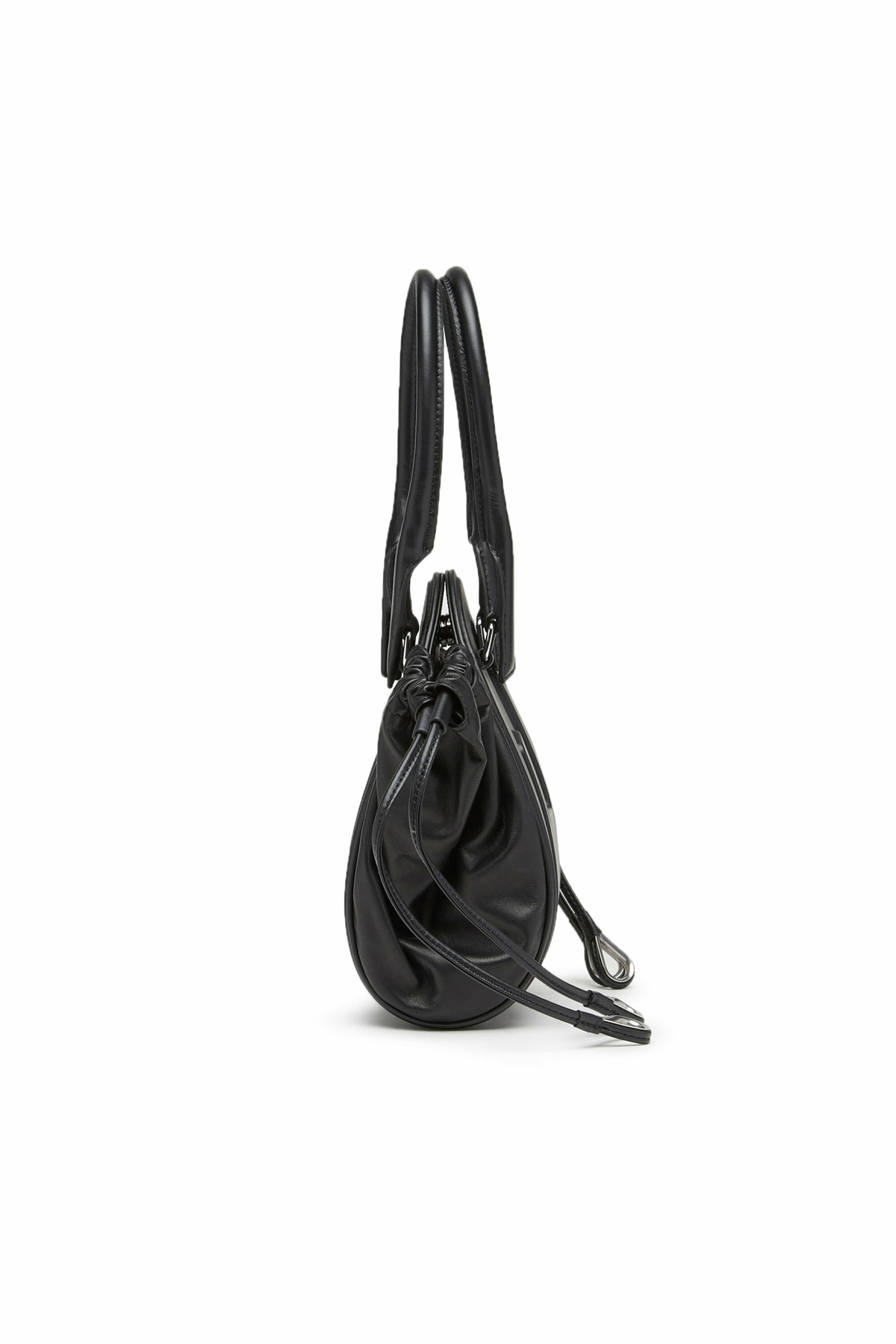 Diesel 1DR-Fold XS-Oval logo handbag in nappa leather - Handbags