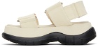 SUNNEI SSENSE Exclusive White Platform Sandals