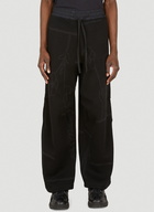 Bulky Track Pants in Black