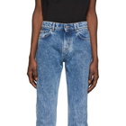 Versace Blue Straight Jeans