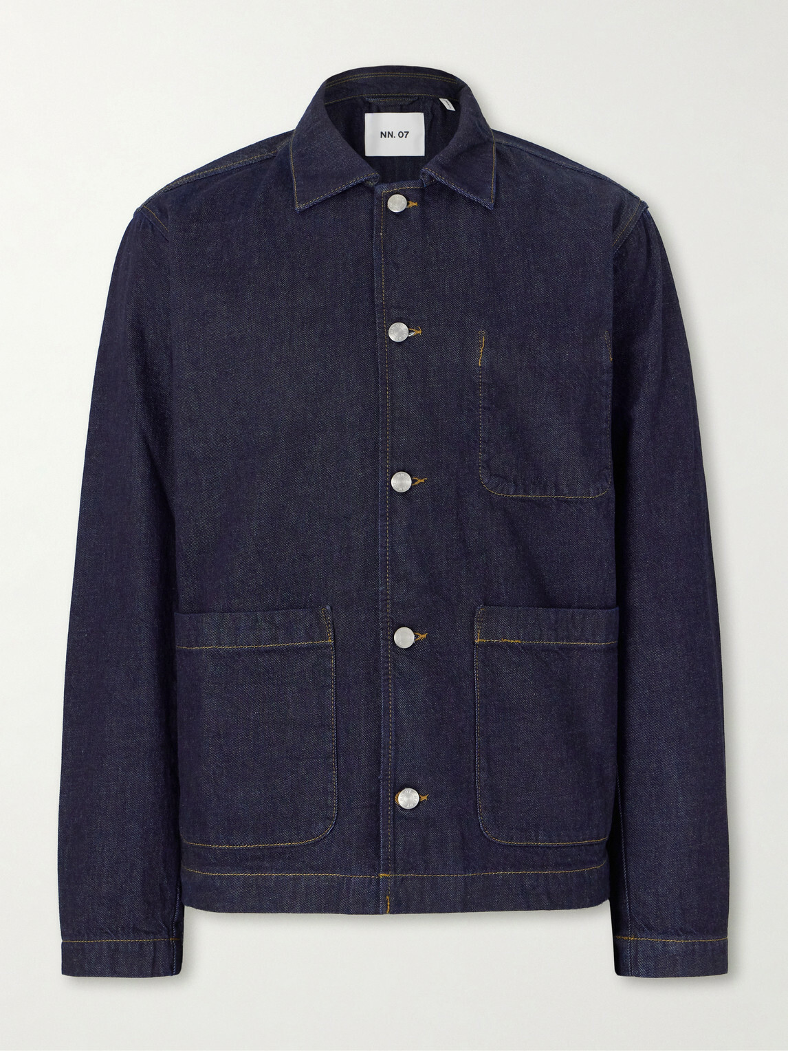 NN07 - Morgan 1843 Denim Overshirt - Blue