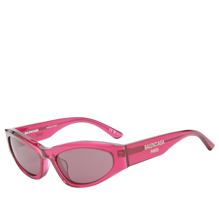 Photo: Balenciaga BB0387S Sunglasses in Burgundy/Violet 