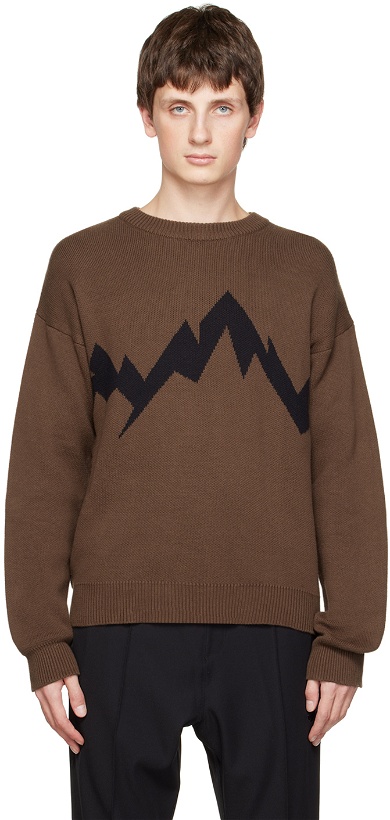 Photo: Afield Out Brown Lowell Sweater