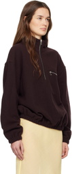 Rier Purple Fleece Tourbe Sweatshirt