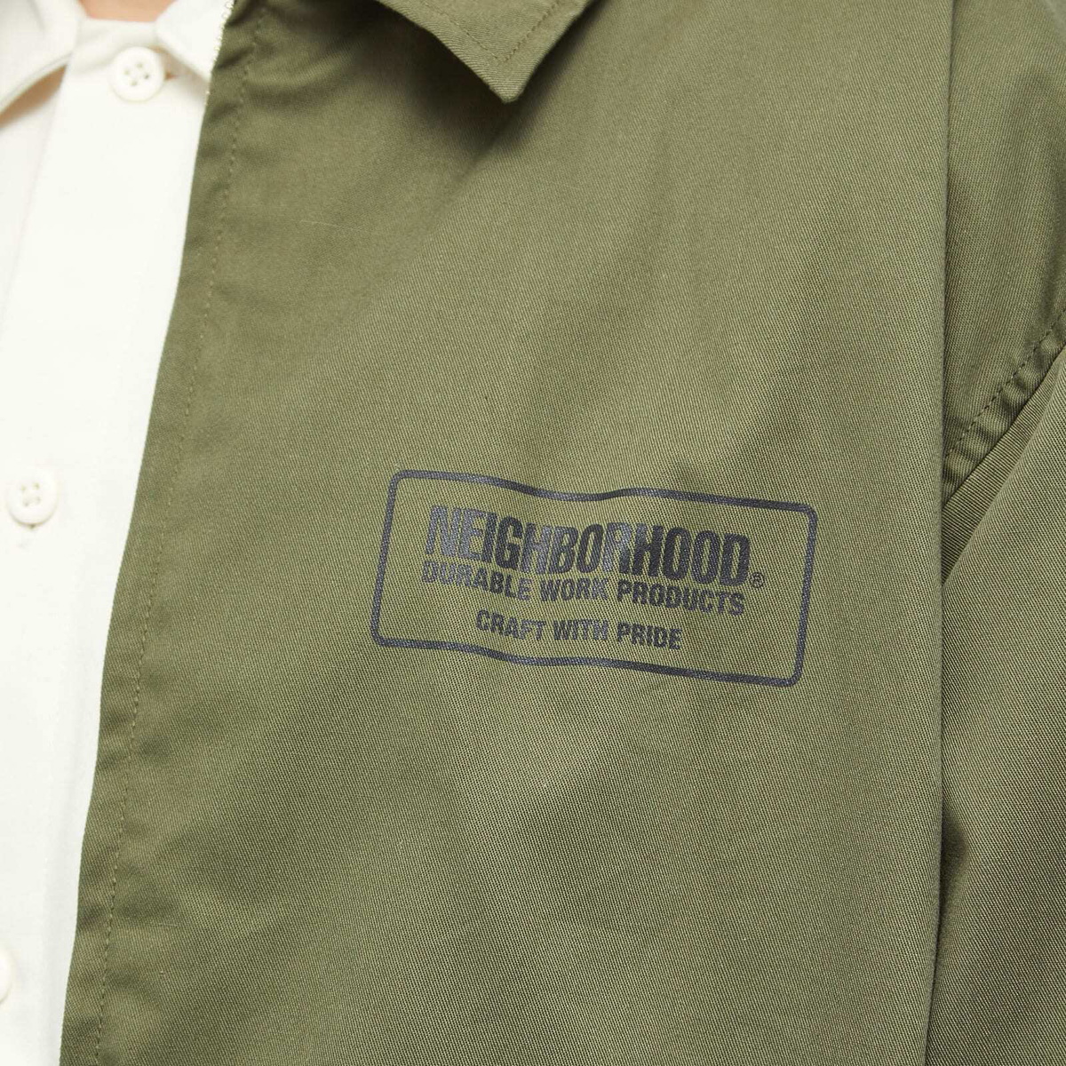 Neighborhood Men's Zip Work Jacket in Olive Drab Neighborhood