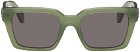Off-White Green Branson Sunglasses
