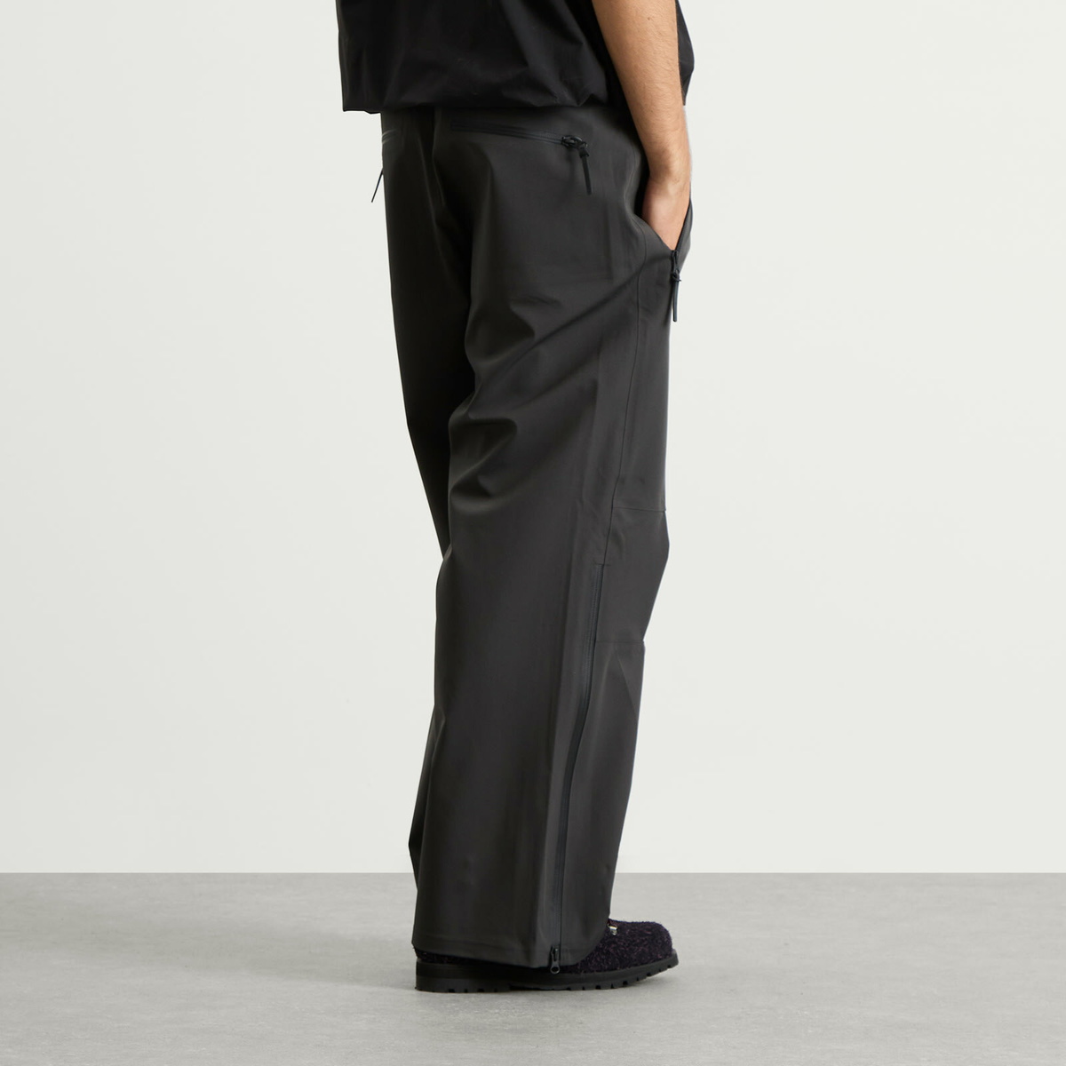 Hiking Patrol Men's Arc 3L Shell Trousers in Charcoal Black
