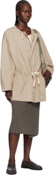 LEMAIRE Brown Convertible Midi Skirt