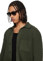 Cutler and Gross Brown & Black The Great Frog Edition Titan Square Sunglasses
