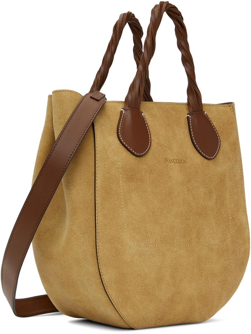【送料&関税込】J.W. Anderson Beige Suede Small Punch Handba JW Anderson Small Punch Suede Shoulder Bag | Nordstromrack