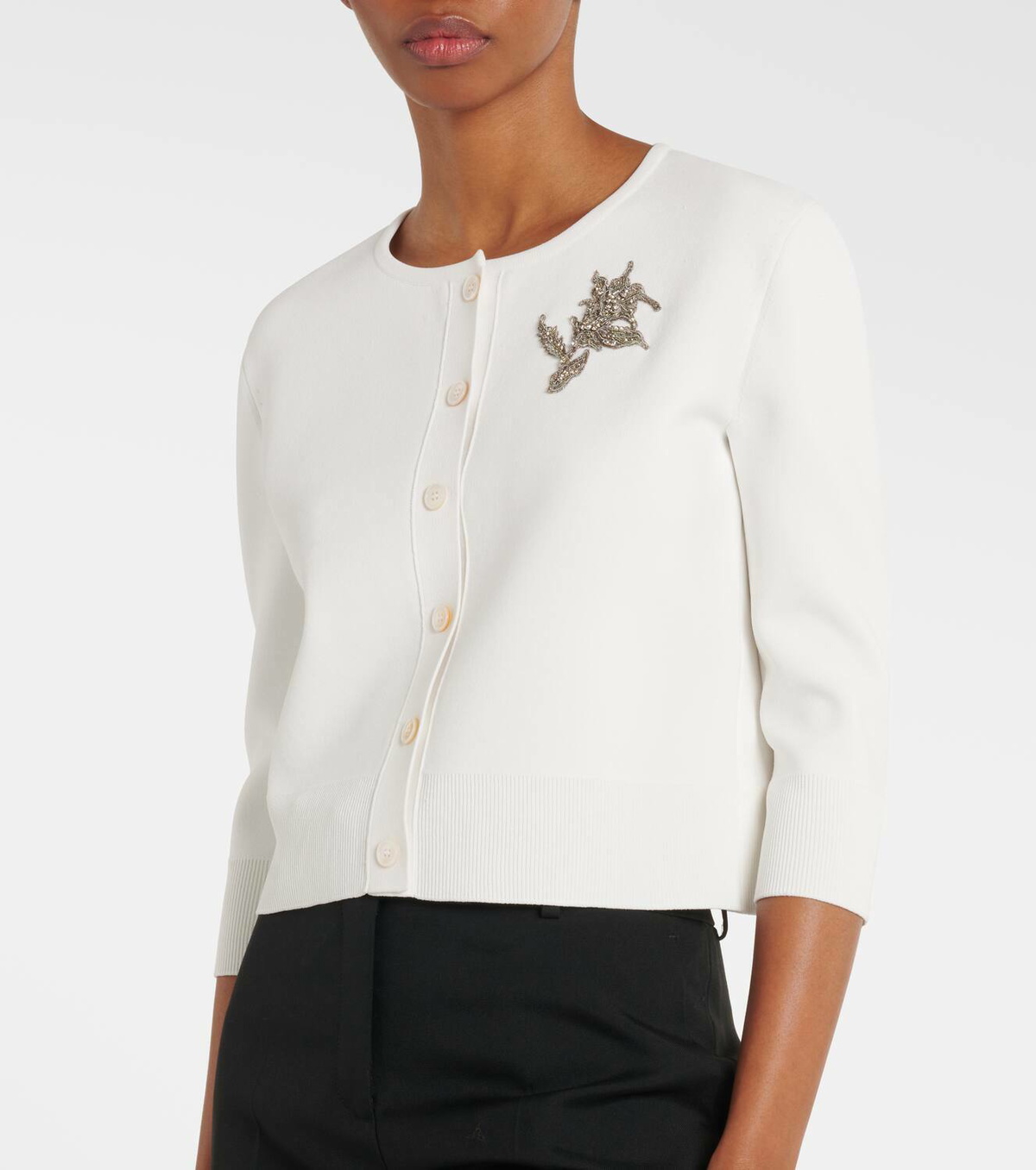 Alexander McQueen Embroidered cardigan