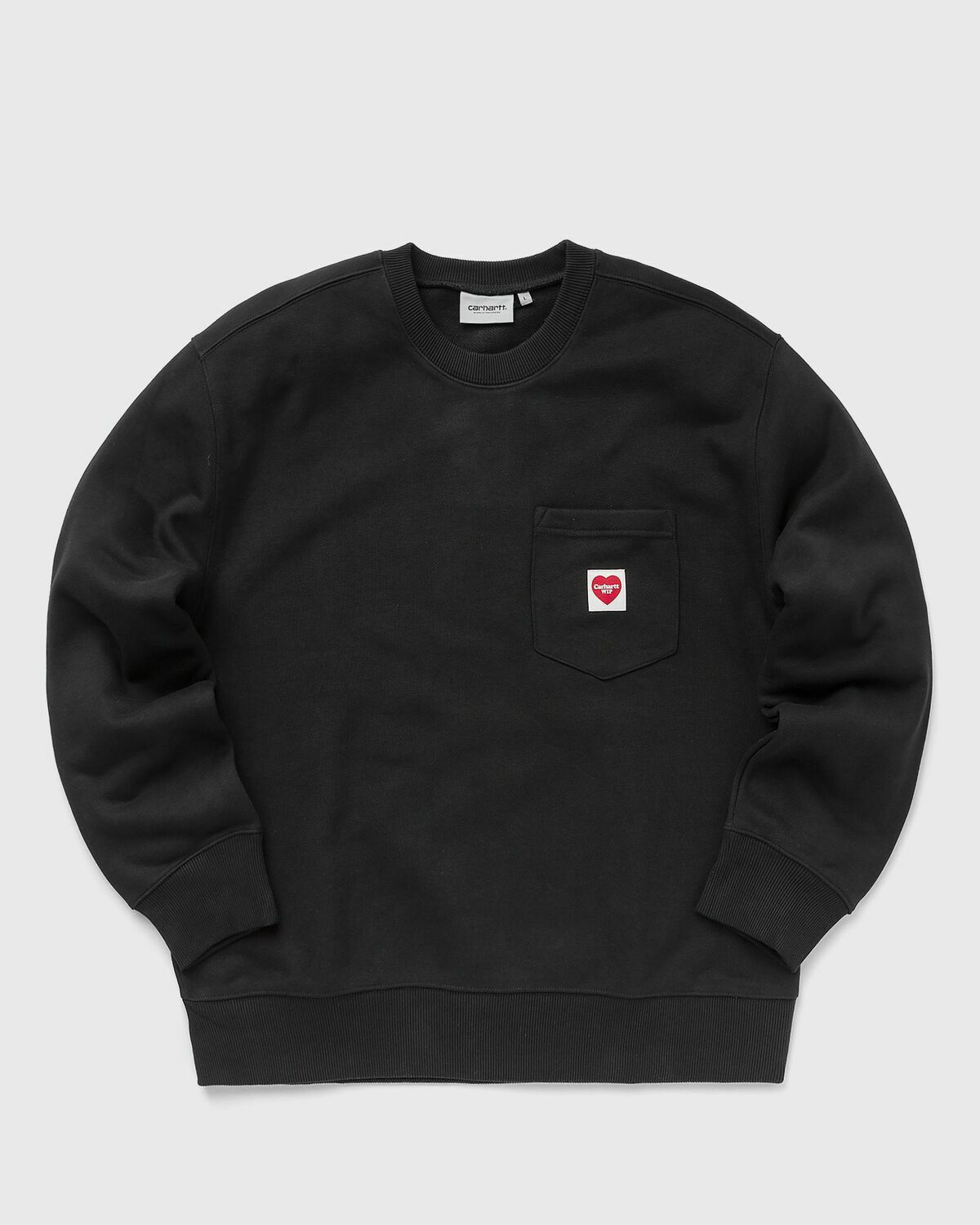 Carhartt pocket best sale sweatshirt black