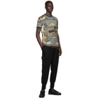 Dolce and Gabbana Multicolor Shepard Print T-Shirt