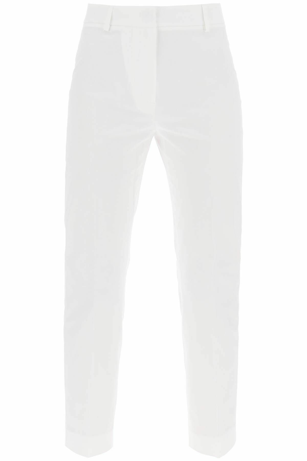 WEEKEND MAX MARA 'cecil' stretch cotton cigarette pants White Weekend Max  Mara