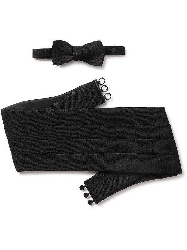 Photo: Favourbrook - Silk-Grosgrain Self-Tie Bow Tie and Cummerbund Set