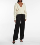 Galvan Luna wool and cashmere-blend cardigan
