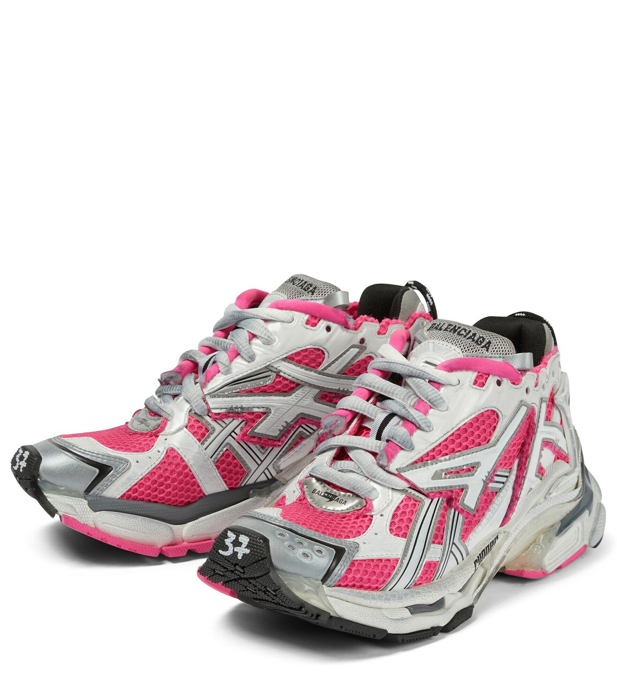 【関税&送料込】Balenciaga Sneaker Runner White Taupe Pink 関税&送料込】Balenciaga Sneaker Runner White Taupe Pink