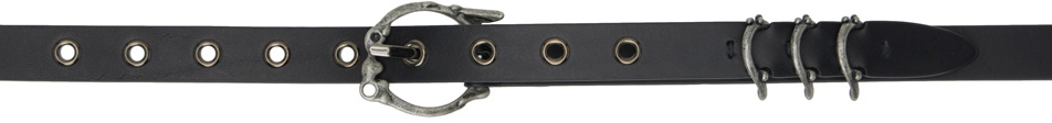 Hyein Seo Black Leather Belt