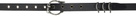 Hyein Seo Black Leather Belt