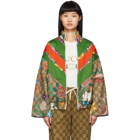 Gucci Brown GG Flora Track Jacket