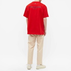Wooyoungmi Men's Back Logo T-Shirt in Red