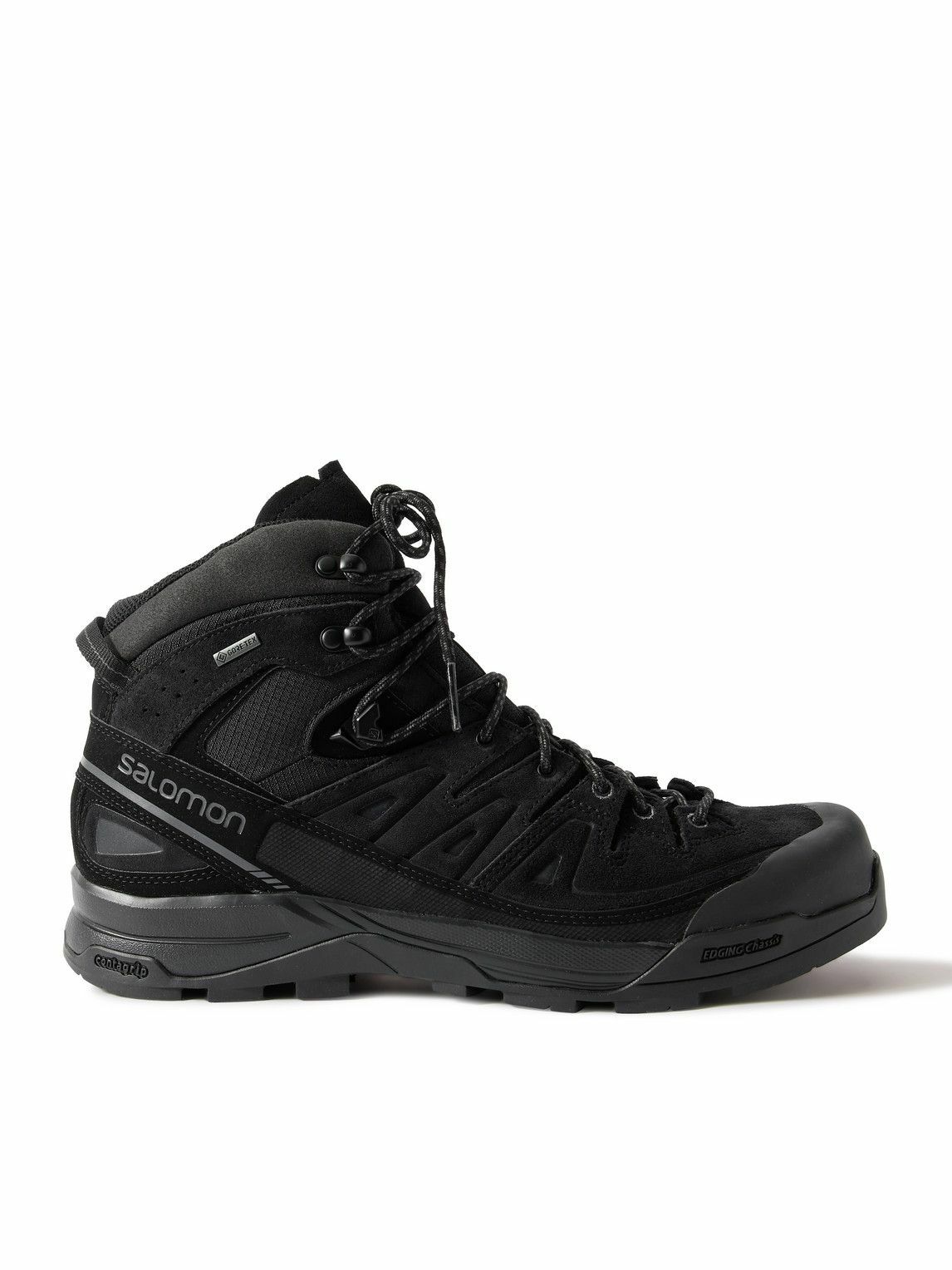 Salomon - X-ALP LTR Mesh and Suede Sneakers - Black Salomon