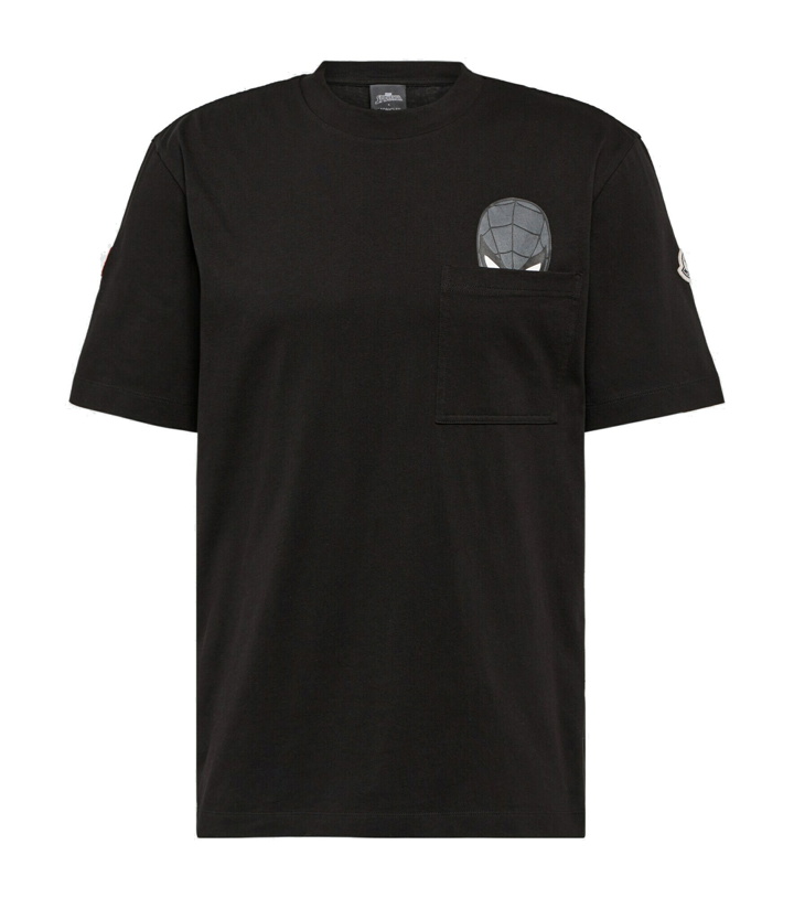 Photo: Moncler - Printed cotton jersey T-shirt