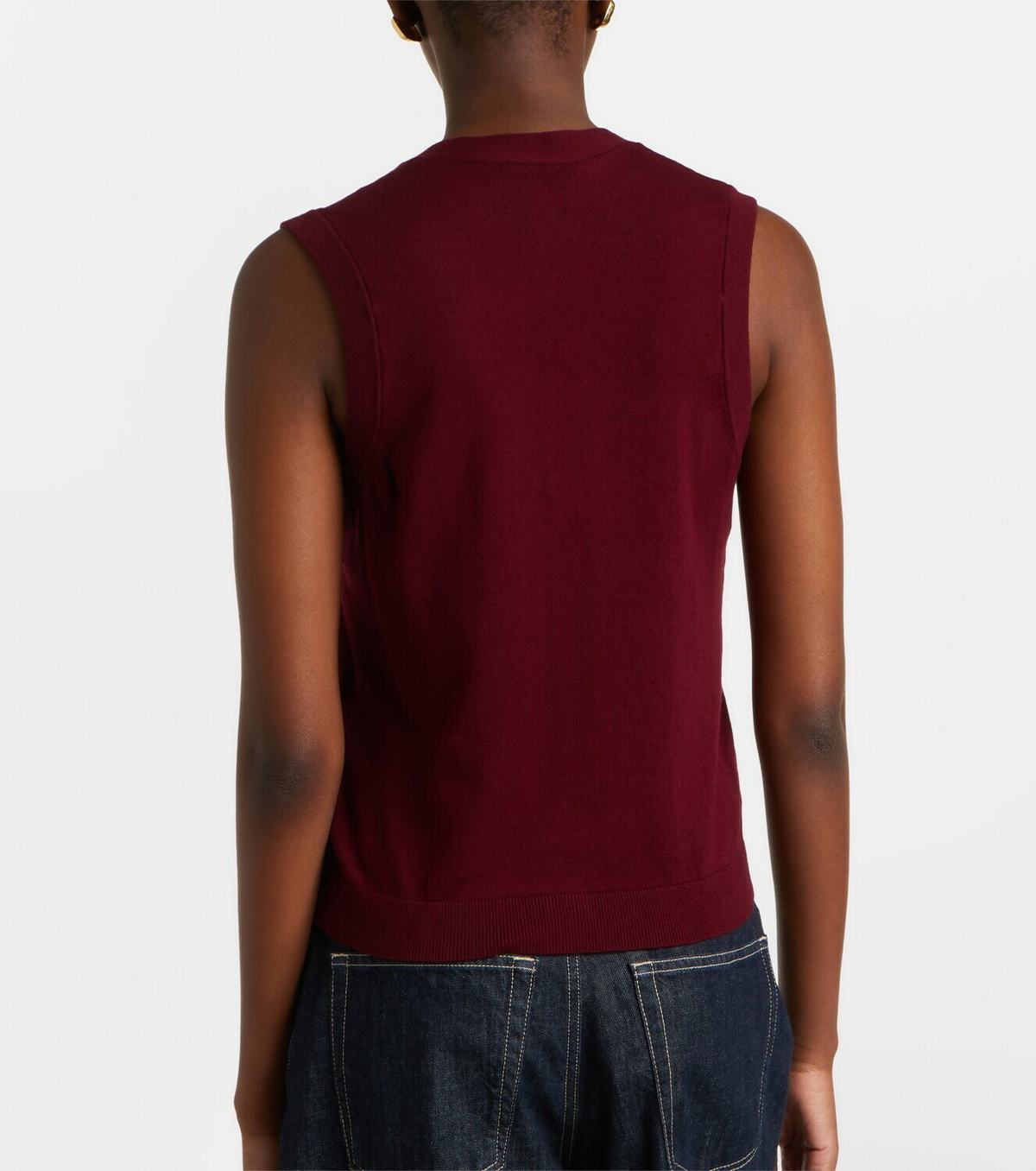 'S Max Mara Cotton and silk vest
