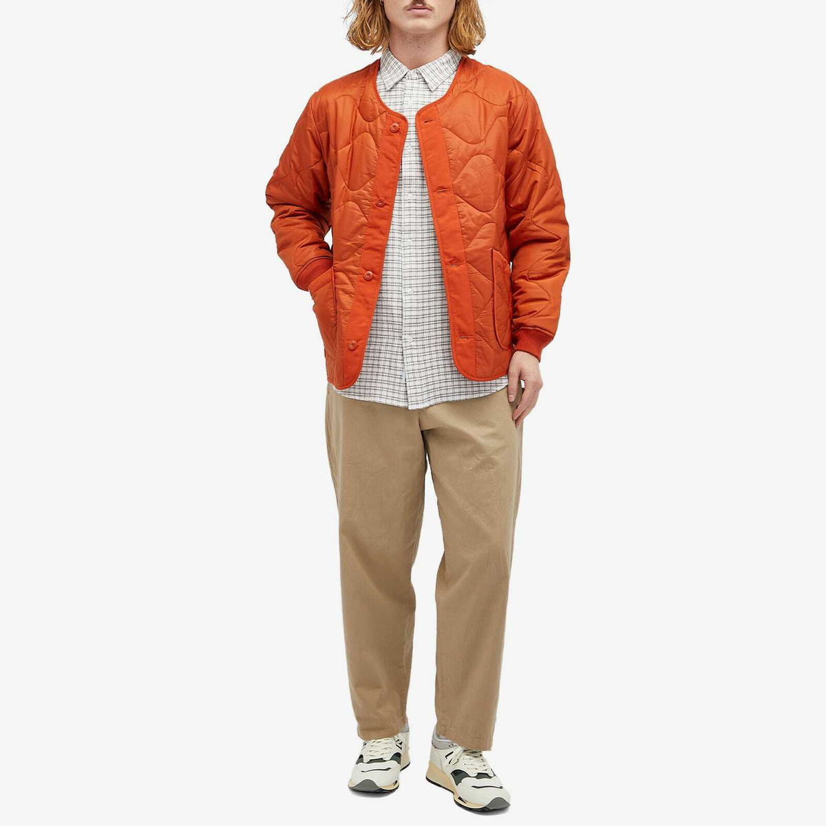 FrizmWORKS Men's M1965 Field Liner Jacket in Orange FrizmWORKS