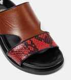 Dries Van Noten Leather slides