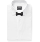 Ermenegildo Zegna - White Double-Cuff Cotton and Silk-Blend Shirt - White