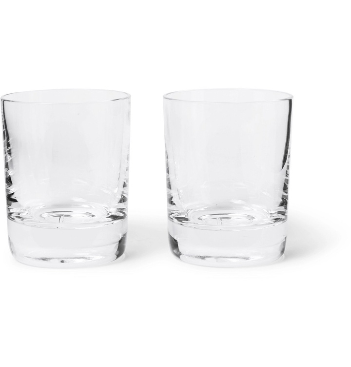 Photo: Kingsman - Higgs & Crick Set of Two Crystal Whiskey Tumblers - Neutrals