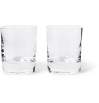 Kingsman - Higgs & Crick Set of Two Crystal Whiskey Tumblers - Neutrals