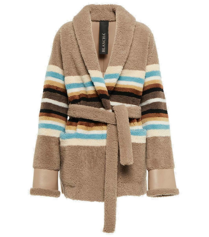 Photo: Blancha Shearling cardigan
