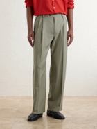 Auralee - Ultra Fine Tropical Wool Trousers - Green