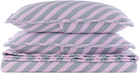 Dusen Dusen Pink & Gray Rose Tilt Coverlet Bed Set, King