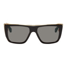 Dita Black and Gold Souliner-One Sunglasses