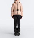 Moncler Grenoble Bouquetin belted hooded down ski jacket