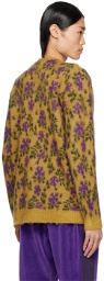NEEDLES Yellow Flower Cardigan