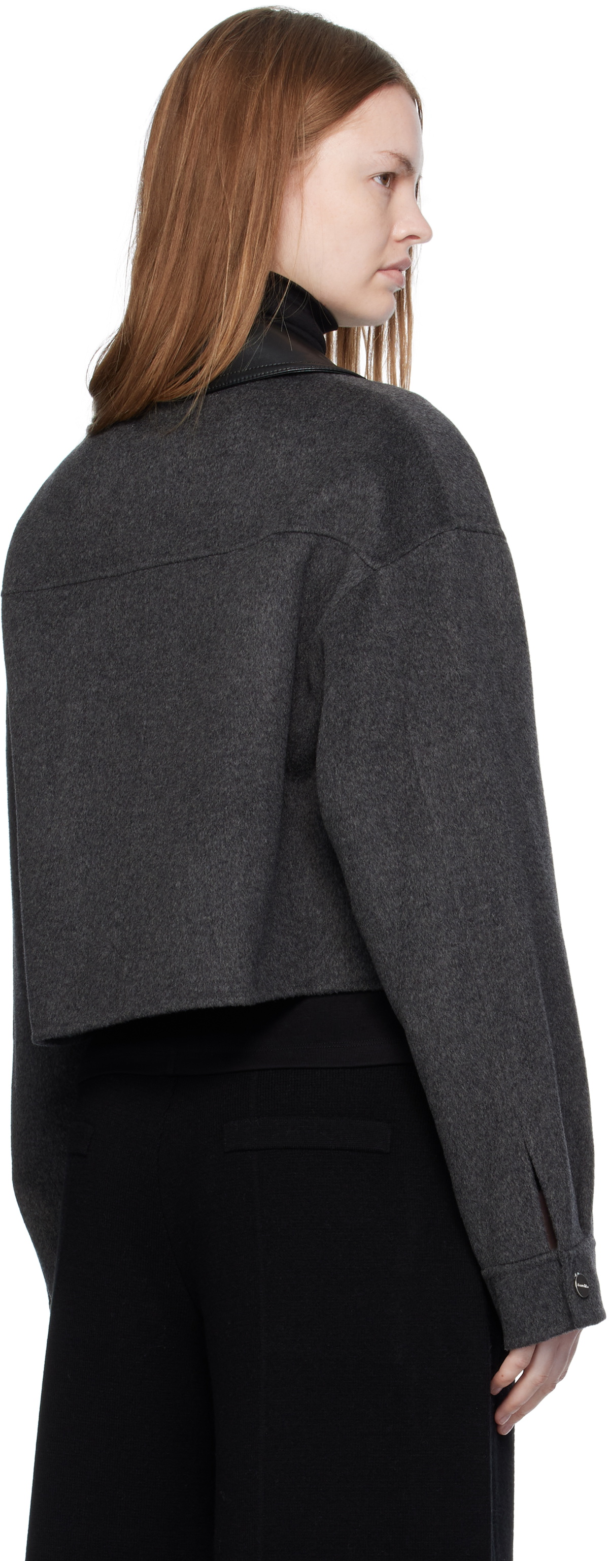 Nanushka Gray Phebe Jacket