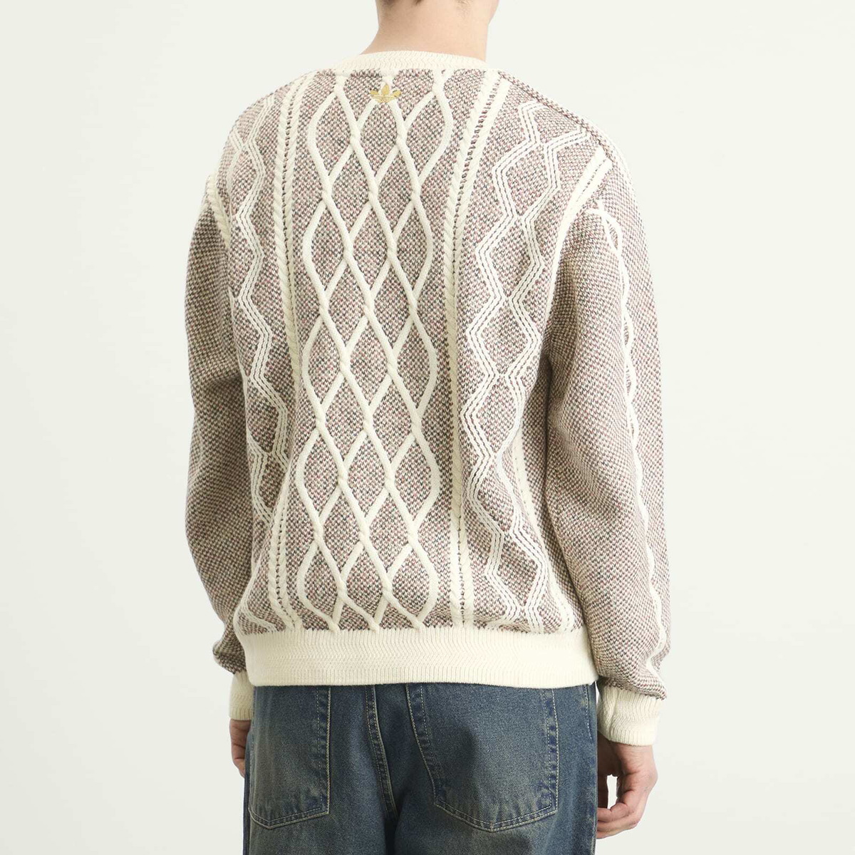 Adidas Men's Lunar New Year Sweater in Cream White