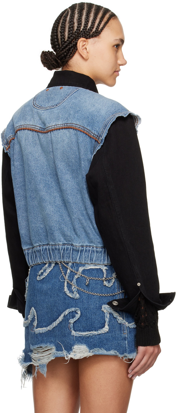 【関税込み】Andersson Bell ブルー Jamie デニムジャケット Blue Jamie Denim Jacket by Andersson Bell on Sale