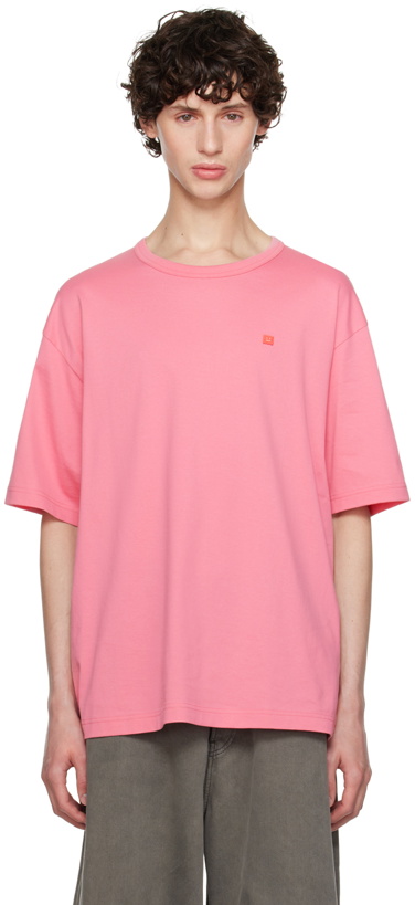 Photo: Acne Studios Pink Patch T-Shirt