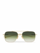 DITA - Aviator-Style Gold-Tone and Acetate Sunglasses