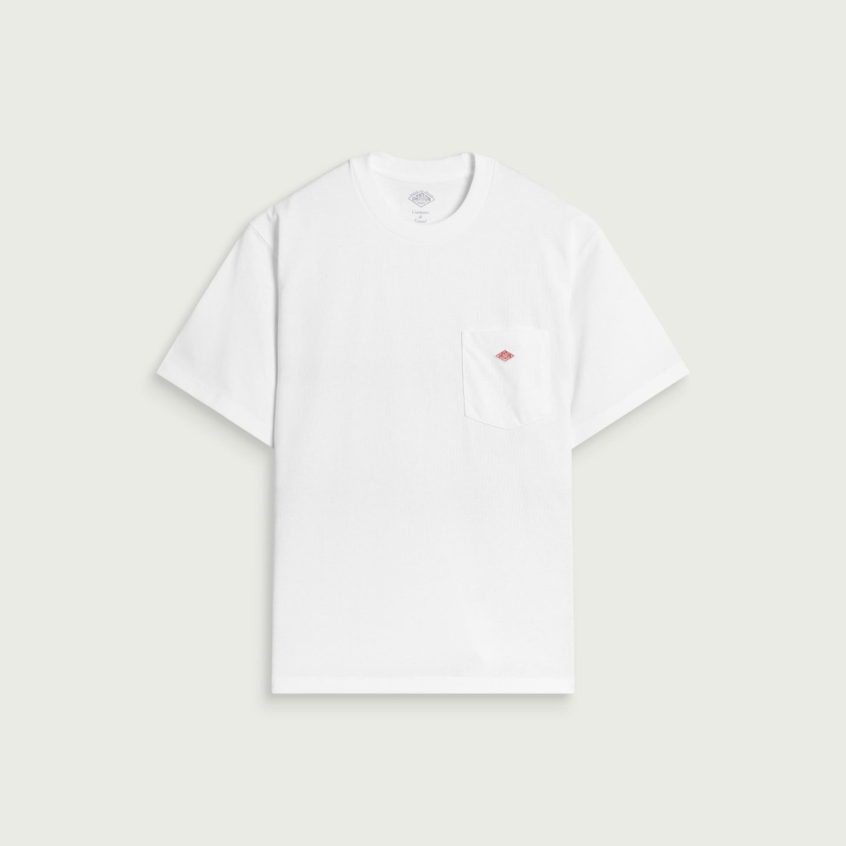 Danton Men's Pocket T-Shirt in White