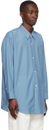 mfpen Blue Wool Shirt