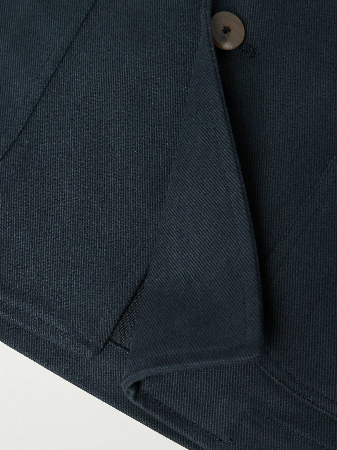 De Bonne Facture - Traveler Cotton-Drill Jacket - Blue