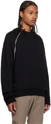 HELIOT EMIL Black Sequence Sweatshirt