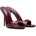 Paris Texas Red Lidia Mule 105 Heeled Sandals